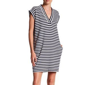 ATM | V-Neck Cap Sleeve Dress | S